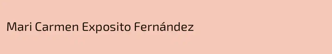 Mari Carmen Exposito Fernández
